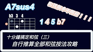 吉他教學ep.16十分鐘學會全部和弦按法 #吉他教學 #和弦按法#和弦推算#和弦組成#dadarwood #樂理#和弦怎麼按