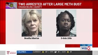 2 women charged, 1 man wanted after Holly Hill drug bust