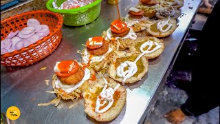 Darbhanga Famous Manish Bhai Ka Paneer Tikki Burger Daily 2000 Burger Sells l Darbhanga Street Food