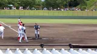 2014.09.14 ウエスタンリーグ カープ エルドレッド選手 犠牲フライ