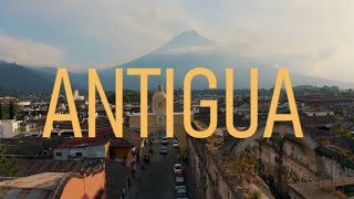 ANTIGUA, Guatemala (4K City Tour) Stunning Day/Night/Walking Tour/Aerial 4K Footage