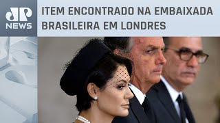 Assessoria de Michelle Bolsonaro afirma que caixa com joias seria para rei Charles III