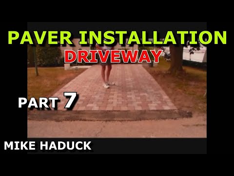 How I Install a Paver Driveway - Mike Haduck How I Install a Paver Driveway - Mike Haduck