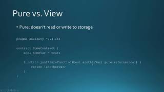 S03 Pure View Constant Solidity Functions