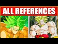 ALL Dragon Ball Sparking Zero Anime Comparison - Broly (Z) References