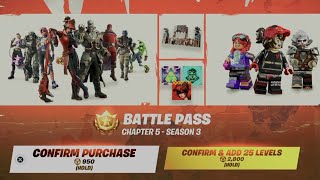 How to buy Chapter 5 Season 3 Battle Pass \u0026 25 Levels in Fortnite