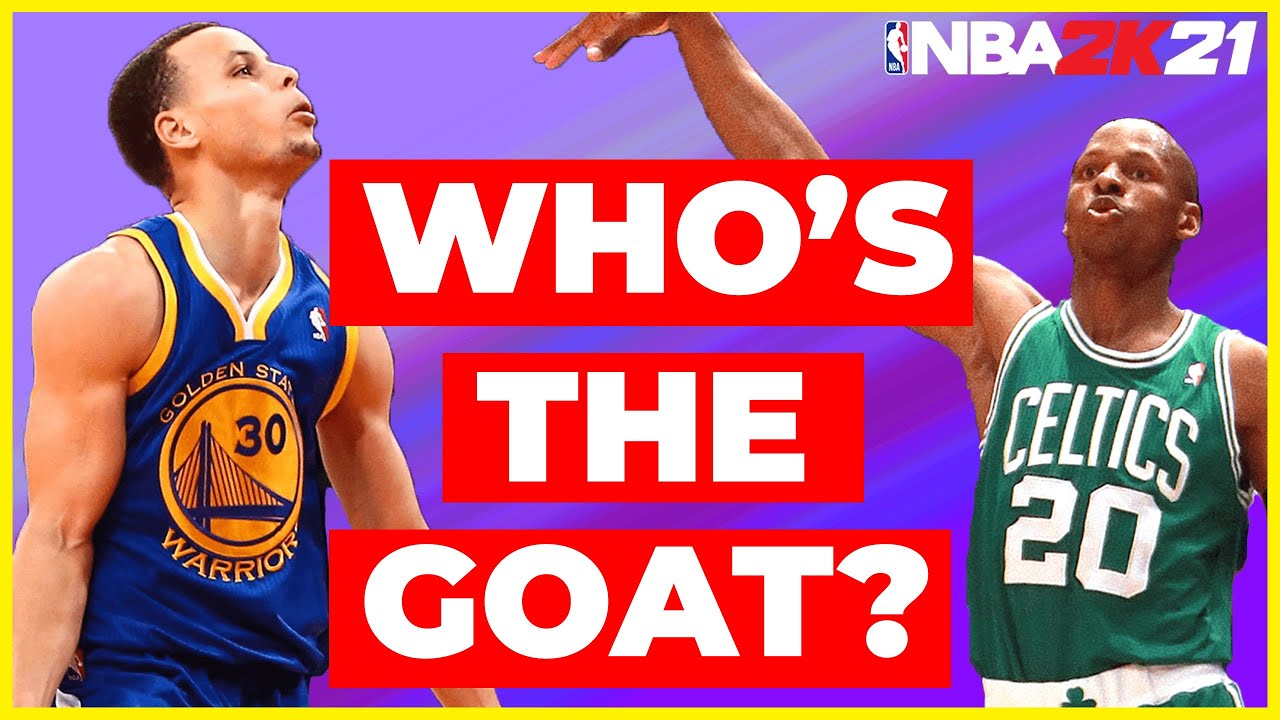 When GOATs Collide! Steph Curry VS Ray Allen 3Point Shootout! NBA2K21 ...