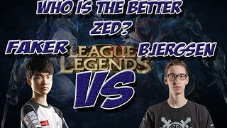 [ Faker vs Bjergsen ] Who is the better Zed? Ep.1