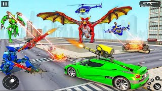 Car Robot Flying Drone Dragon Transform Game 2021 #2 - Android Gameplay