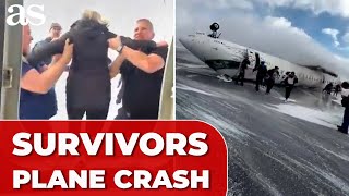 SURVIVORS of TORONTO PLANE CRASH Walk Away – Incredible Moments After the Accident!