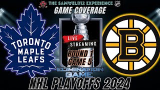 Game 5: TORONTO MAPLE LEAFS vs BOSTON BRUINS live Stanley Cup Playoffs coverage