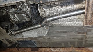 #BMW #E46 #320cd 200hp #diesel #m47 przelot #2.5 cala, przelot, #downpipe końcowy tłumik #F-mic