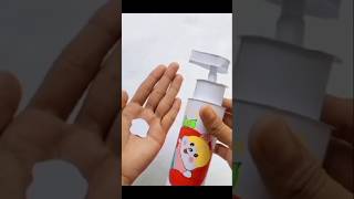 Easy craft idea❤️ #diy #craft #art #handmade #papercraft #tonniartandcraft #shortsviral #handwash