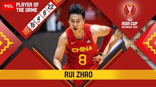 Zhao Rui 🇨🇳 | TCL Player Of The Game | Chinese Taipei - China | #FIBAASIACUP 2022