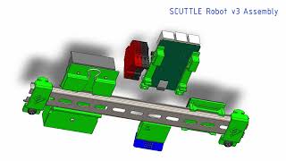 SCUTTLE Robot v3.0 Assembly, Animated