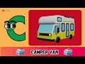 🎵 let s explore the alphabet with vehicles 🚗✈️ fun a to z vehicle song for kids abcd kids