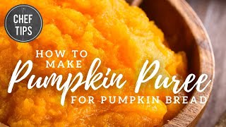 Pumpkin Puree Recipe - How to Make Fresh Pumpkin Puree