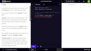 Intro to JSX - Learn ReactJS: Part I - Codecademy