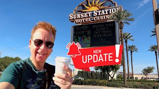 BRAND NEW! SUNSET STATION HOTEL \u0026 CASINO HENDERSON LAS VEGAS | Where's My Coffee, Where's My Room