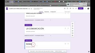 Banco de preguntas maestro en cuestionario de google.