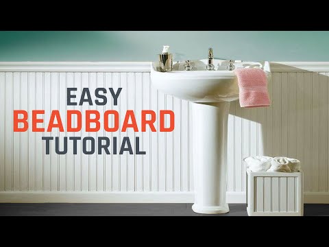 Is it ok to use beadboard in a bathroom?