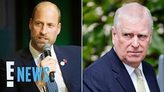 How Prince William Responded to a Question About Prince Andrew | E! News