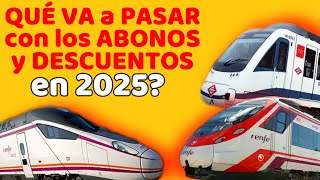 💰 TRANSPORTES continues to leave free passes for 2025 up in the air💰Discounts on Cercanías and Avant