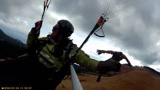 鷹といっしょに飛ぶ！日本初パラホーキング成功！Parahawking in Japan