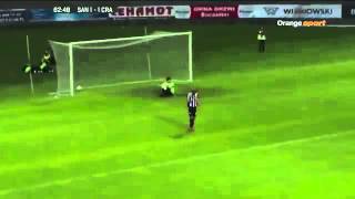 GOALKEEPER EPIC FAIL ! Sandecja Nowy Sacz 1-2 Cracovia 29-05-2013 Interwencja Cabaja