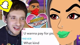 HE TRIED TO BUY MY PICS OFF SNAPCHAT! MovieStarPlanet Comeback