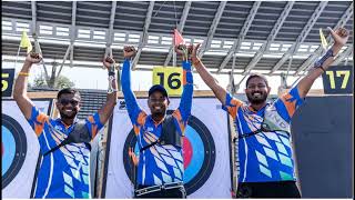 India secure 2 Gold medal in world cup archery 2023 stage 4 Paris | World cup archery compound team