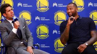 Demarcus Cousins Warriors Full Press Conference!