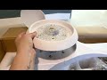 OUATER White Ceiling Fan with Light, Full UNBOXING and FAN INSTALL