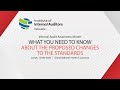 Professional Auditor Forum: What You Need to Know About The Proposed Changes to The Standards