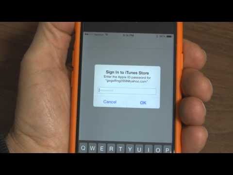 I Phone 6 Change Apple ID & Password I Phone 6 Change Apple ID & Password