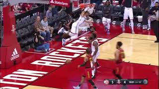 James Harden Throws A CRAZY Alley-Oop Pass To Russell Westbrook! Hawks vs Rockets