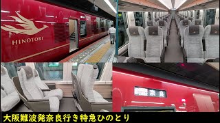 【奈良行き】近鉄特急ひのとり　大阪難波～近鉄奈良　乗車記録　210724