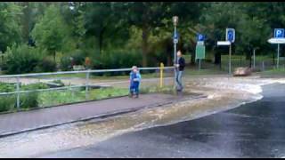 Olbersdorf Hochwasser 07.08.2010 Volksbad