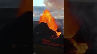 real sound volcano 🌋🌋