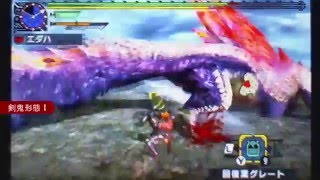 後編.エリアルスラッシュアックスで宿命の四天王！ MHXプレイ動画[直撮り]