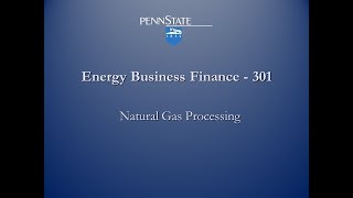 Processing natural gas