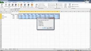 How to Name and use cell ranges in Excel 2010