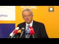 juncker claims centre right win in european elections