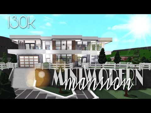 130k Mini Modern Mansion || Roblox Bloxburg - YouTube