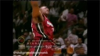 Alonzo Mourning puts nail in Nets' coffin with huge offensive rebound, gets animated