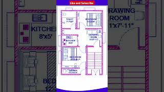 Modern 2BHK House Plan