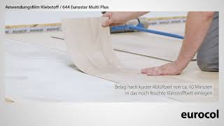 EUROCOL | Klebstoff 644 Eurostar Multi Plus | Anleitung Verarbeitung