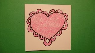 Let's Draw a Valentine's Heart!