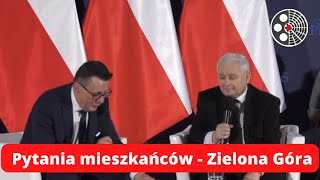 ZIELONA GÓRA | Prezes #PiS Jarosław Kaczyński - pytania mieszkańców