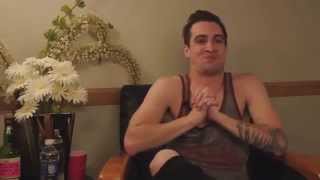 drunk Brendon Urie in drunk history of Fall Out Boy